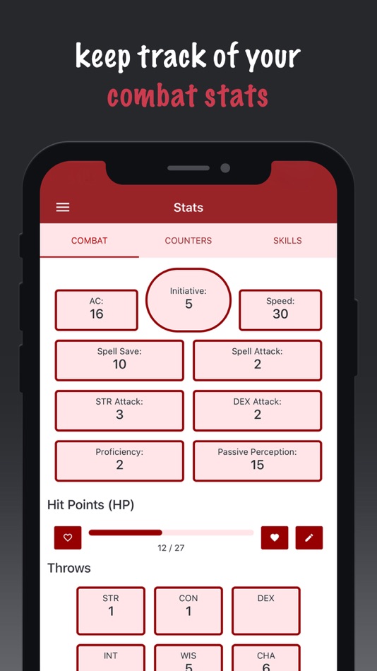 #4. DnD 5e Character Keep (iOS) 由: Fanni Putnoczki