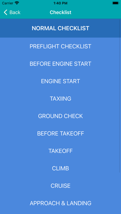 Screenshot #2 pour Piper PA-28 Checklists