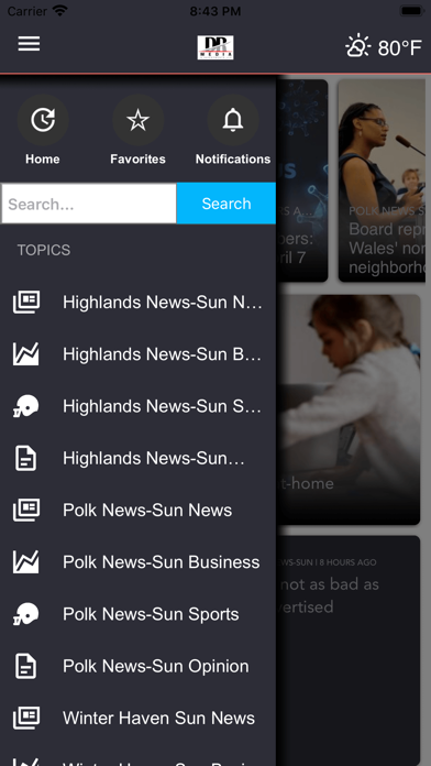 Highlands News Sun Screenshot