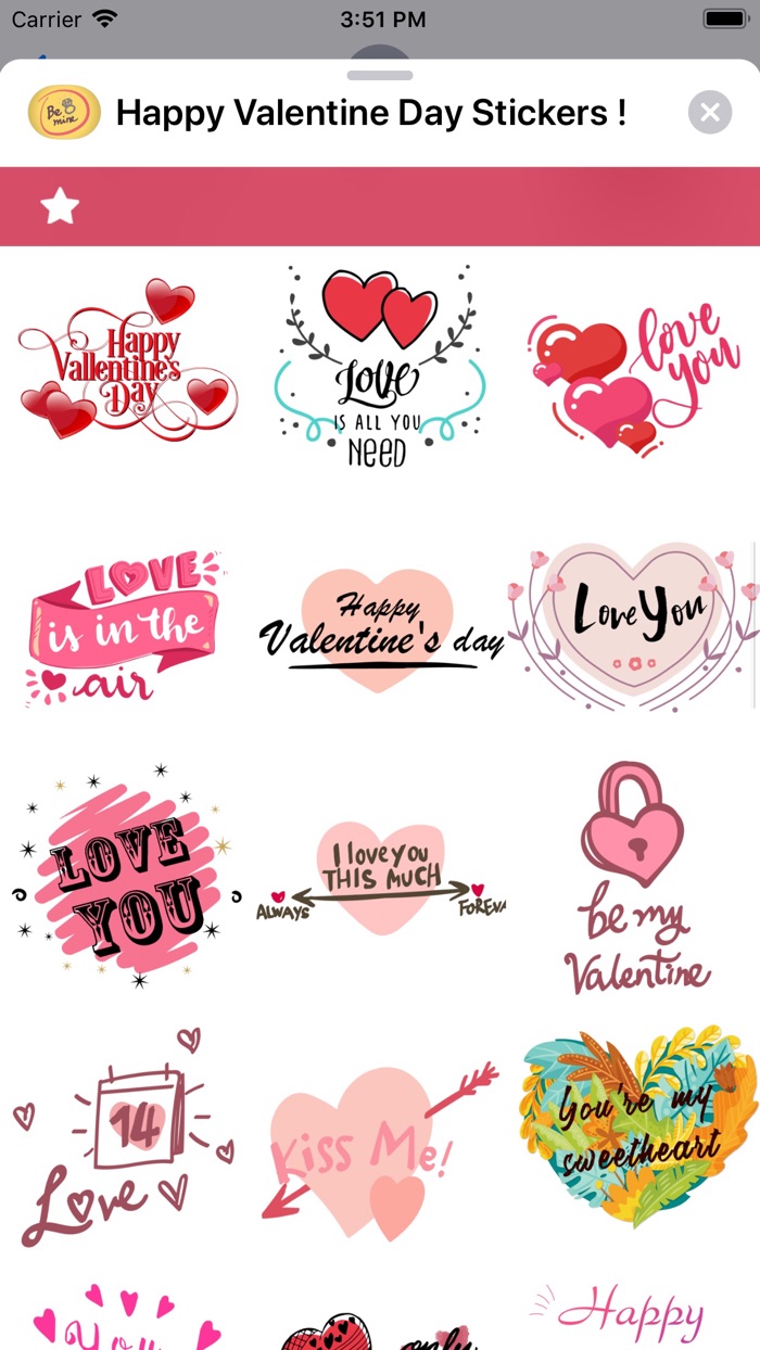 Happy Valentine Day Stickers