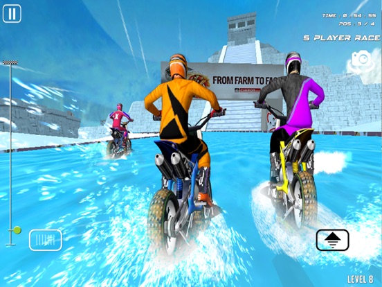 Surfing Dirt Bike Racing iPad screenshot 4 - Games app