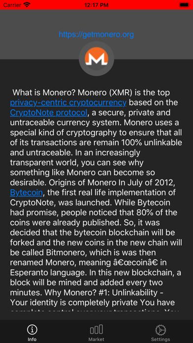 Screenshot #3 pour Monero Market Reports