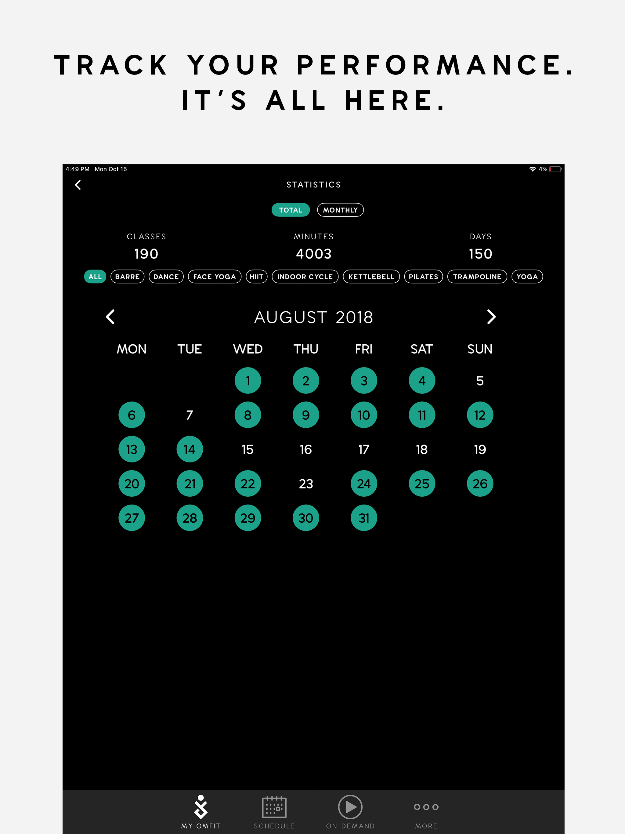 OMFIT - 1,000+ Fast Workouts screenshot 11