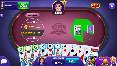 Gin Rummy Mania-No Ads,No Stop Screenshot
