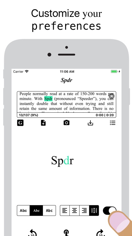 Spdr - Speed Reading screenshot-6