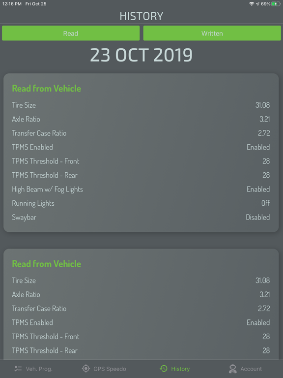 Screenshot #6 pour ECRI Vehicle Calibrator