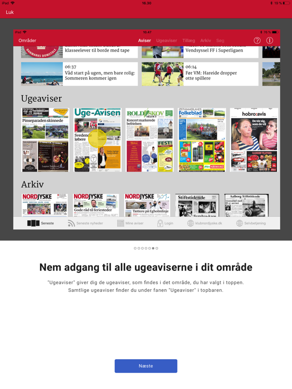 NORDJYSKE Stiftstidende iPad screenshot 5 - News app
