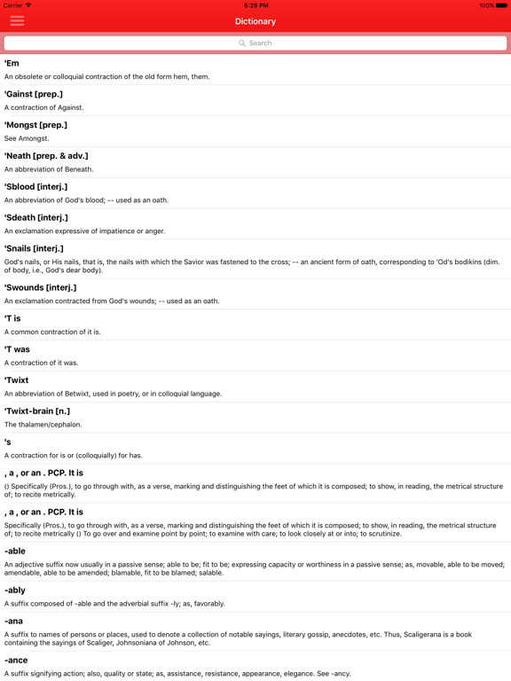 Screenshot #4 pour English Dictionary + Speaking