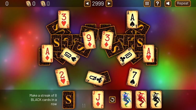3000 TriPeaks Solitaire Games screenshot-4