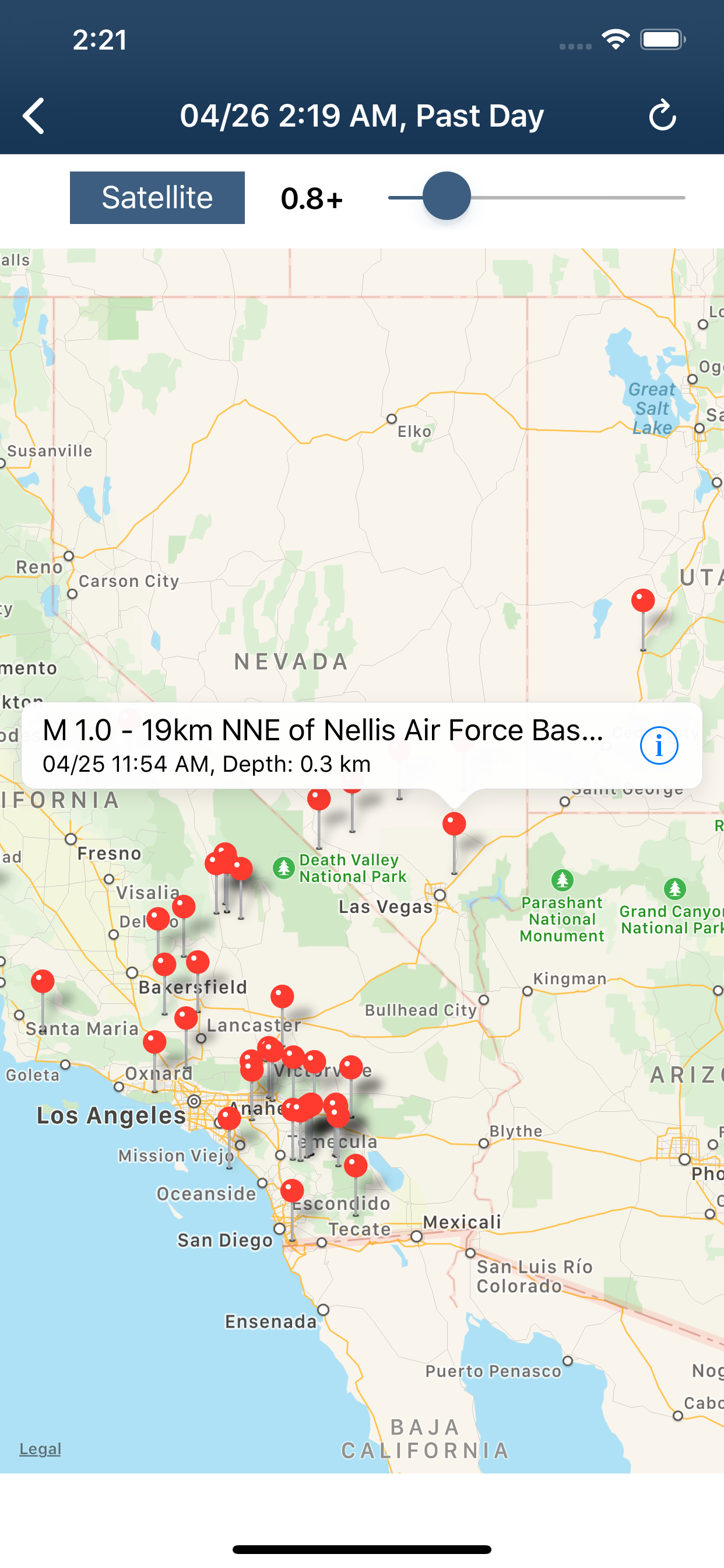 Earthquake Monitor
