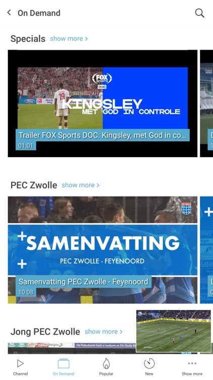 PEC Zwolle TV screenshot-3