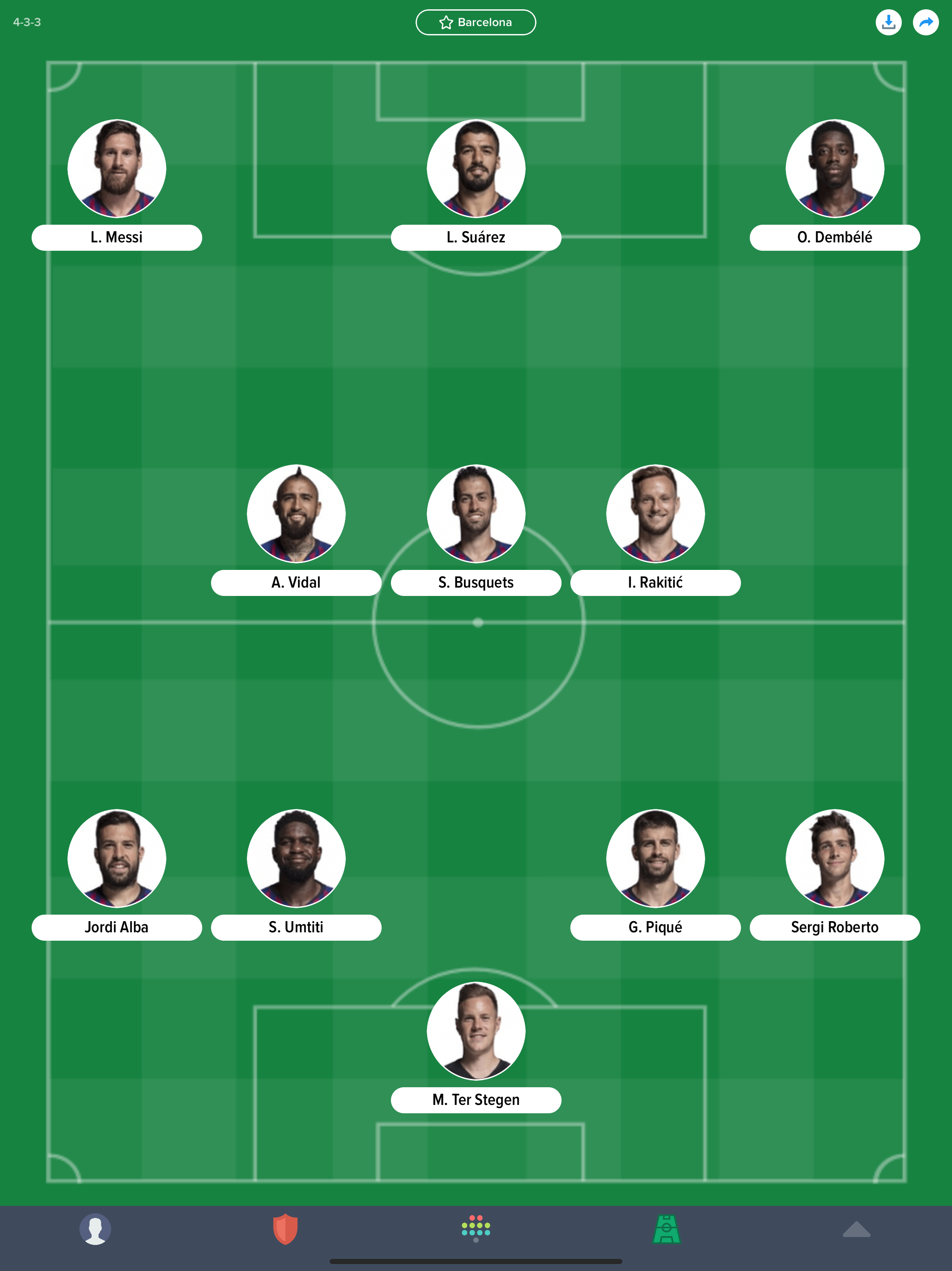Tactics - Football Team Lineup