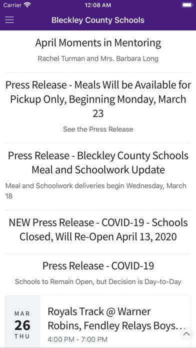 Bleckley County Schools Screenshot