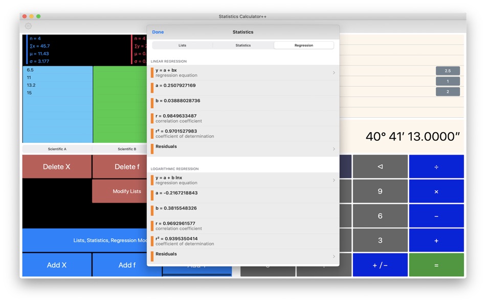 #9. Statistics Calculator++ (macOS) 由: Dogahe