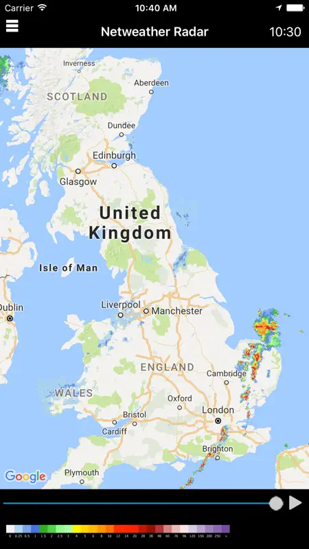 Netweather Radar screenshot 1 of 3