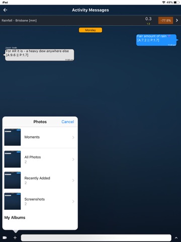 Corvus Wall iPad screenshot