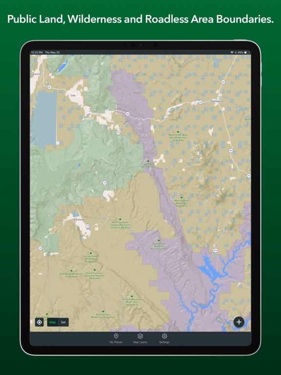 Outly iPad screenshot 1 - Navigation app