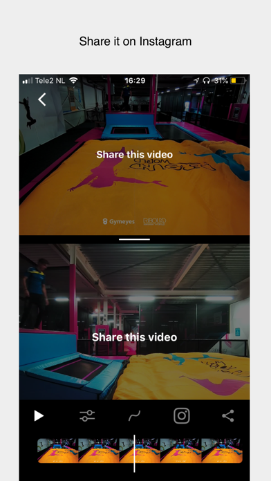 Screenshot #3 pour Gymeyes - Record your tricks!