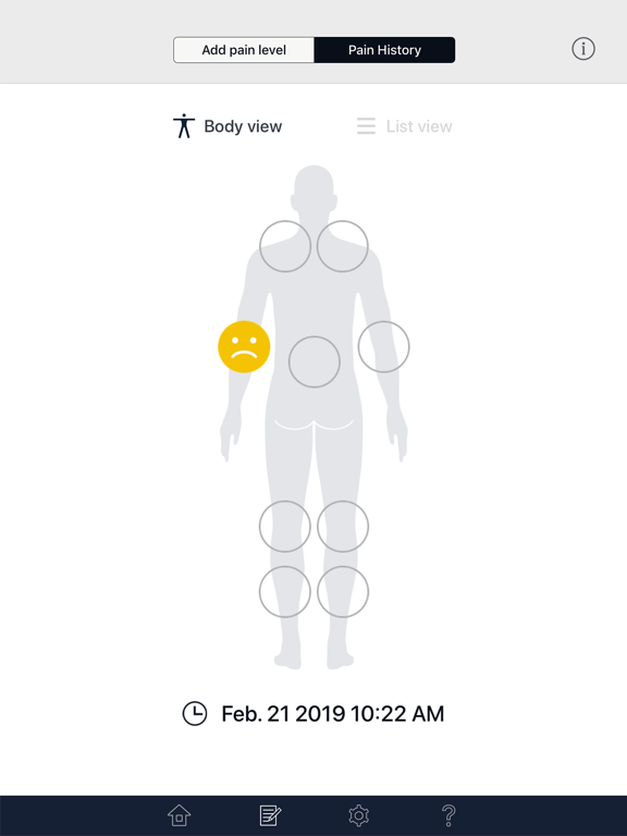Omron TENS iPad screenshot 5 - Health & Fitness app