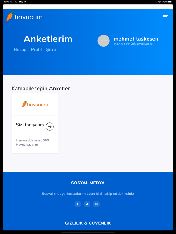 Havucum iPad screenshot 2 - Business app