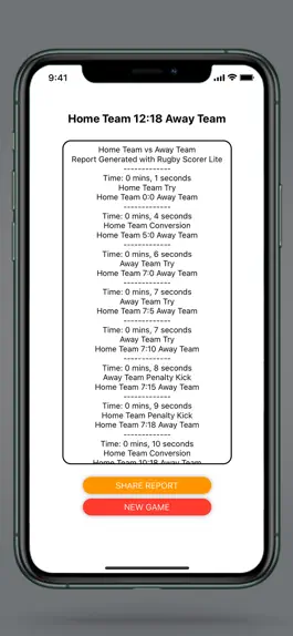 Game screenshot Rugby Scorer Lite apk