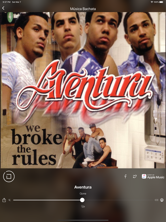 Bachata Music iPad screenshot 5 - Music app