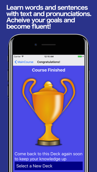 StudyNWalk Flashcards Screenshot