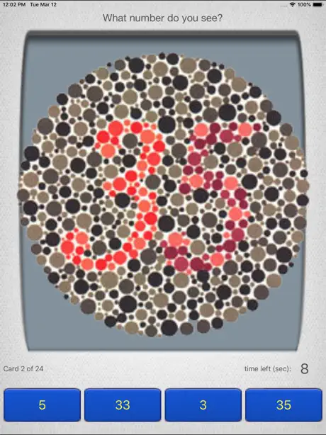 Colorblind Eye Exam