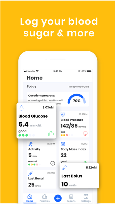 Intellin Diabetes Tracker Log screenshot 3