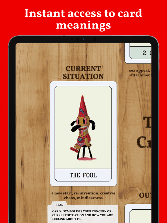 PicTarot iPad screenshot 5 - Lifestyle app