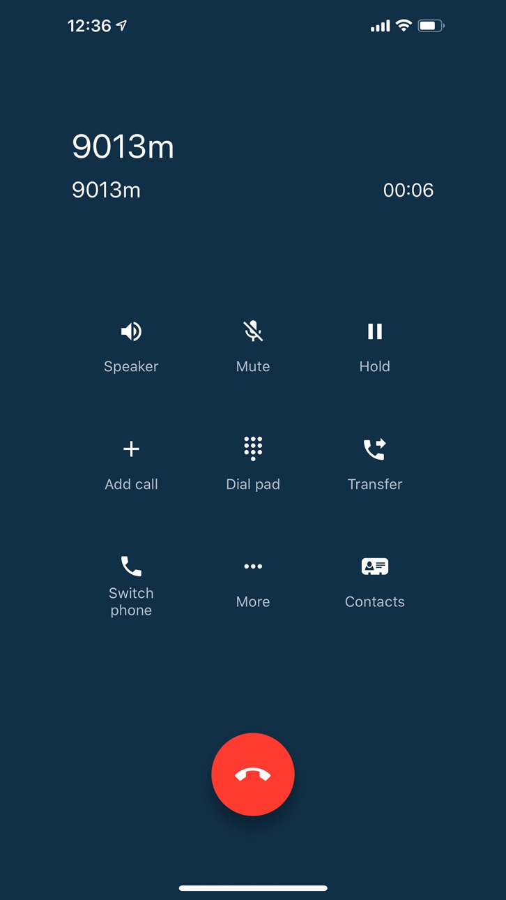 iPhone screenshot