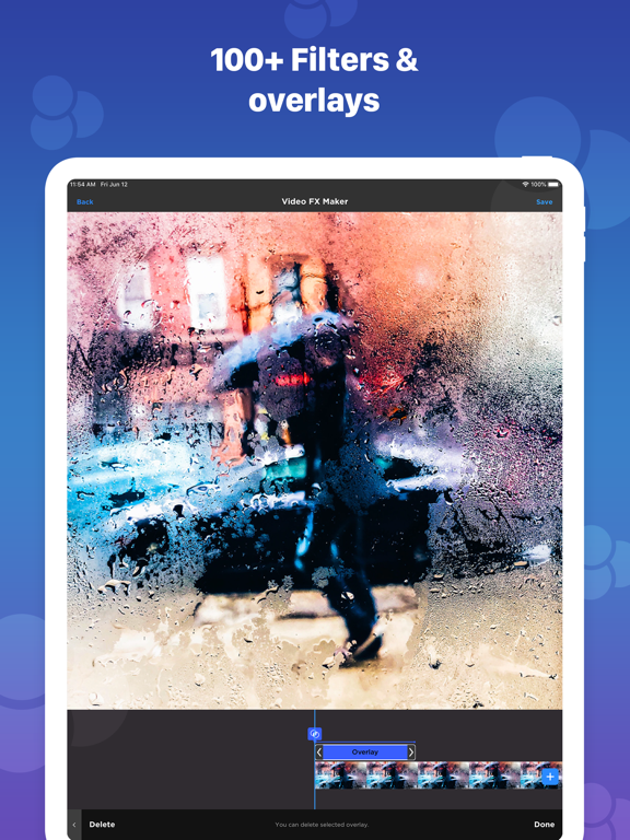 Video FX: Movie Clip Editor iPad screenshot 6 - Photo & Video app