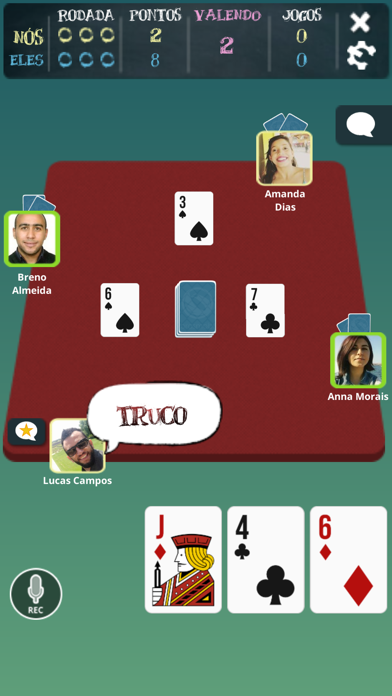 Truco Brasil - Truco online Screenshot