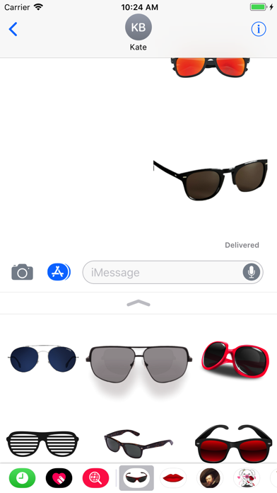 Sunglasses Stickers for iMessa screenshot 4