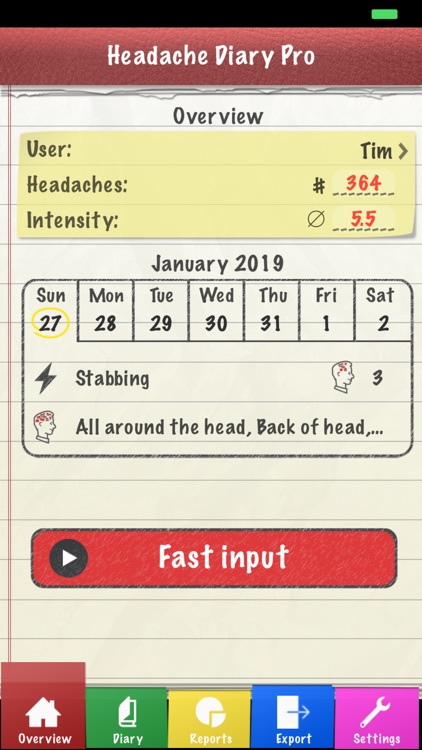 Headache Diary Pro