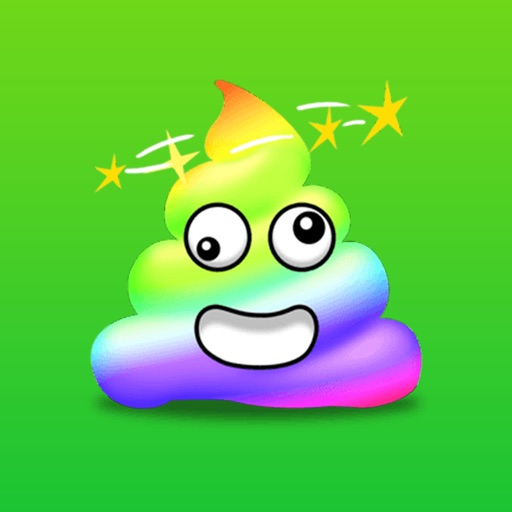 Color Poop Stickers iOS App