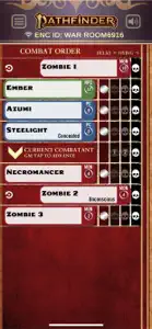 Pathfinder 2E Combat Tracker screenshot #6 for iPhone