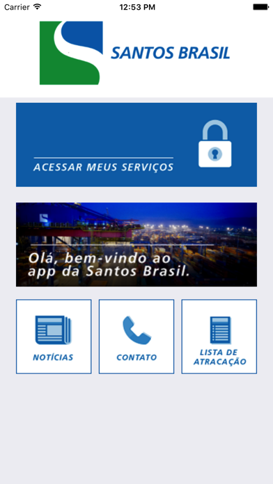 Screenshot #1 pour Santos Brasil APP