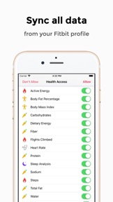 Health Sync for Fitbit screenshot