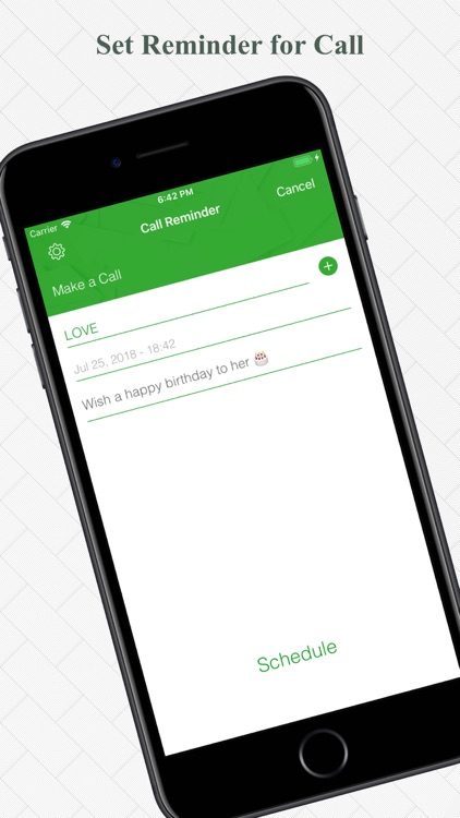 Call Reminder - Call Scheduler
