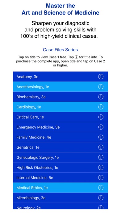 Case Files - USMLE Test Prep Screenshot