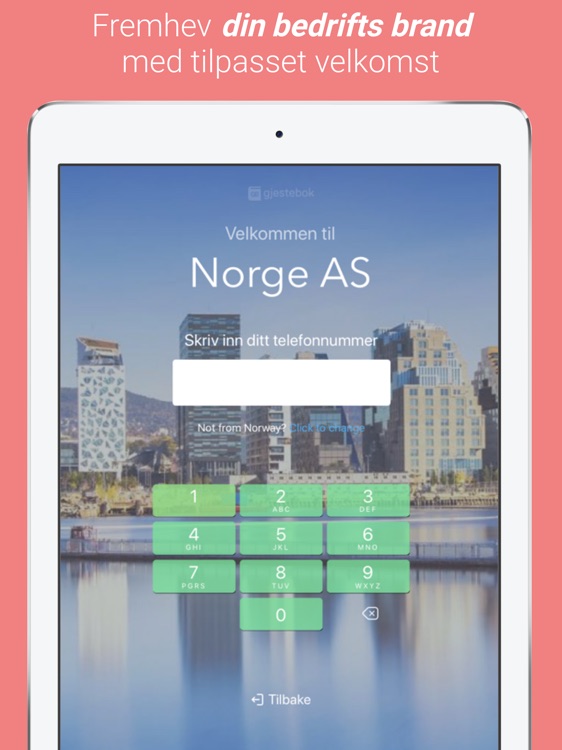 Gjestebok Selvbetjening