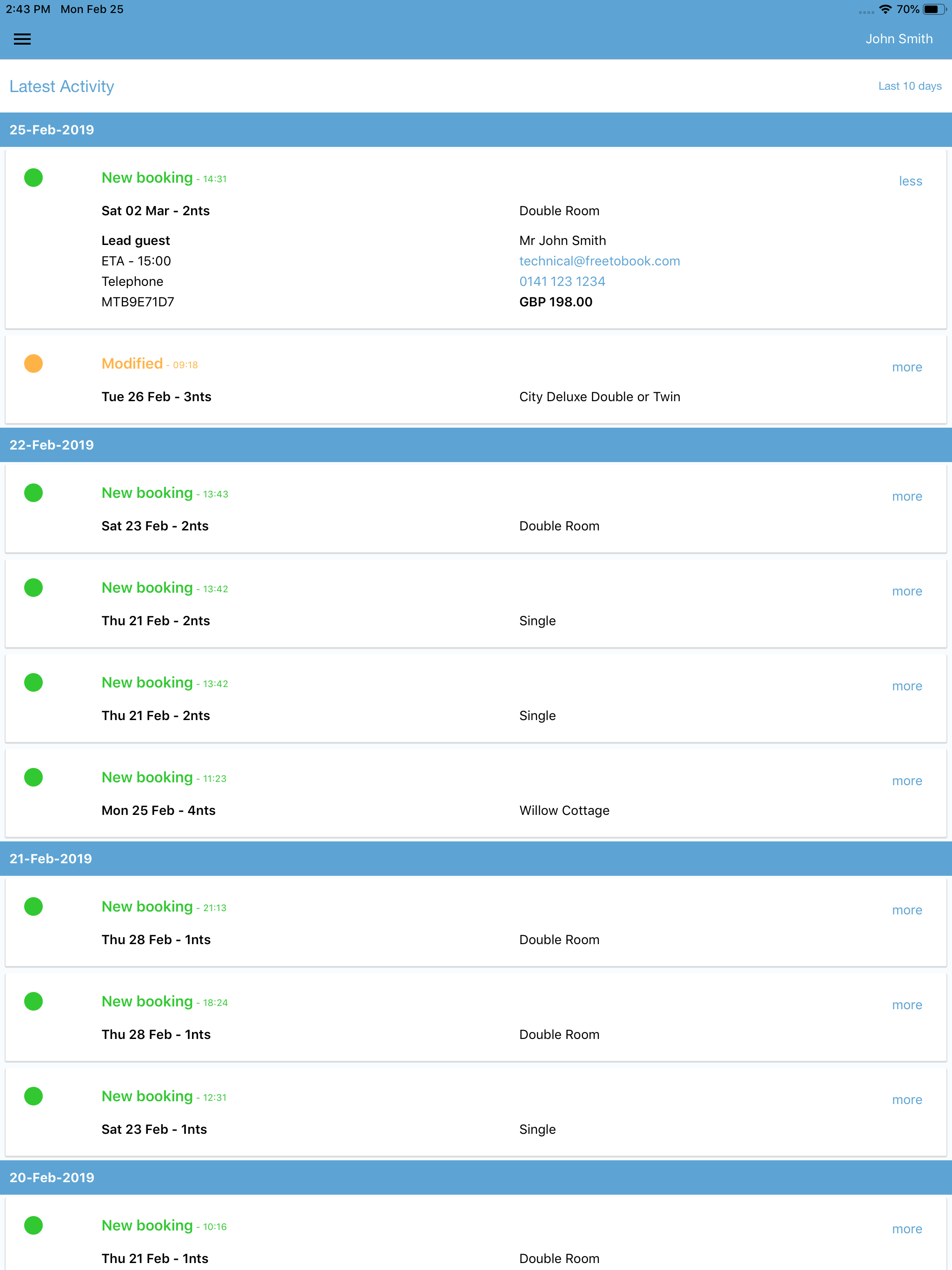 Booking Beat