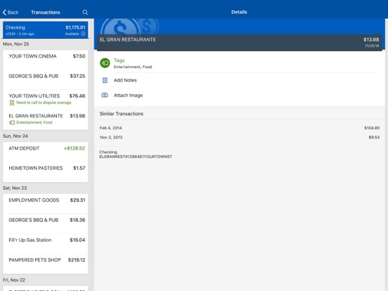 CSBI Mobile Banking iPad screenshot 3 - Finance app