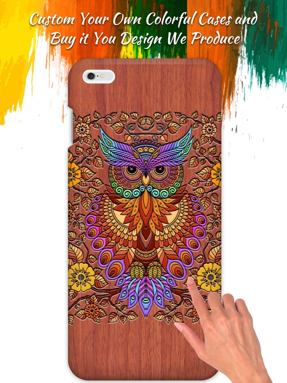 Screenshot #4 pour Coloring Owl:Paint Color Cases