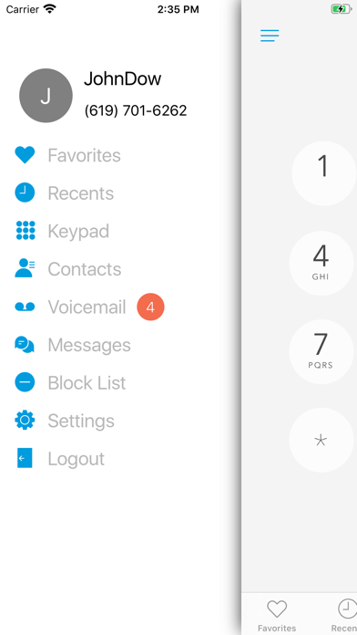 Screenshot 4 of Phone By Web.com App