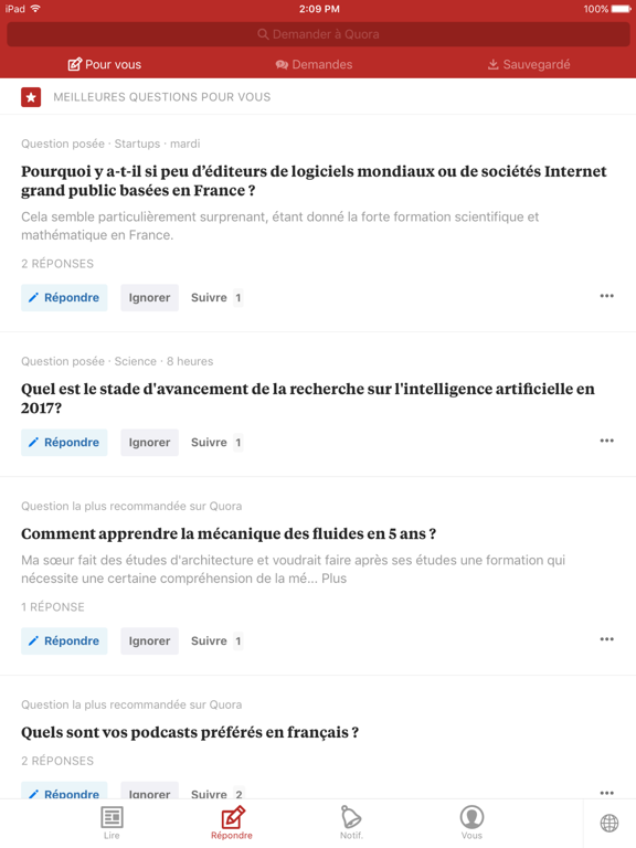 Screenshot #4 pour Quora