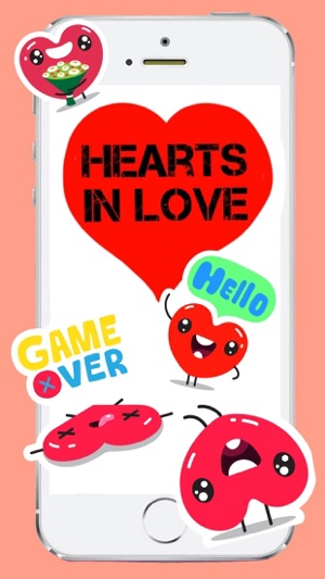 Hearts in love!
