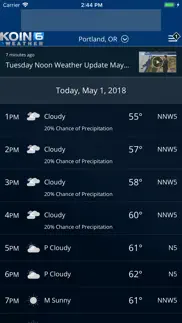 pdx weather - koin portland or iphone screenshot 3