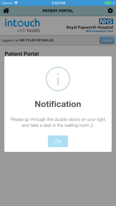 Intouch Appointment Manager Screenshot